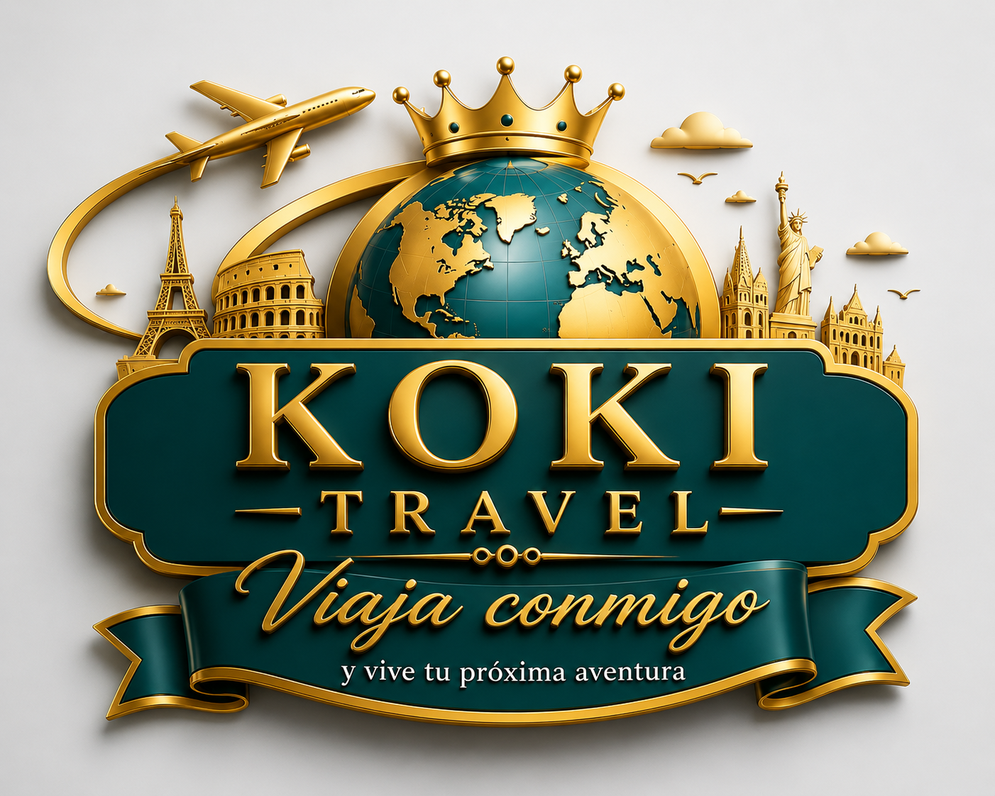 KOKI Travel VIP Logo 3D